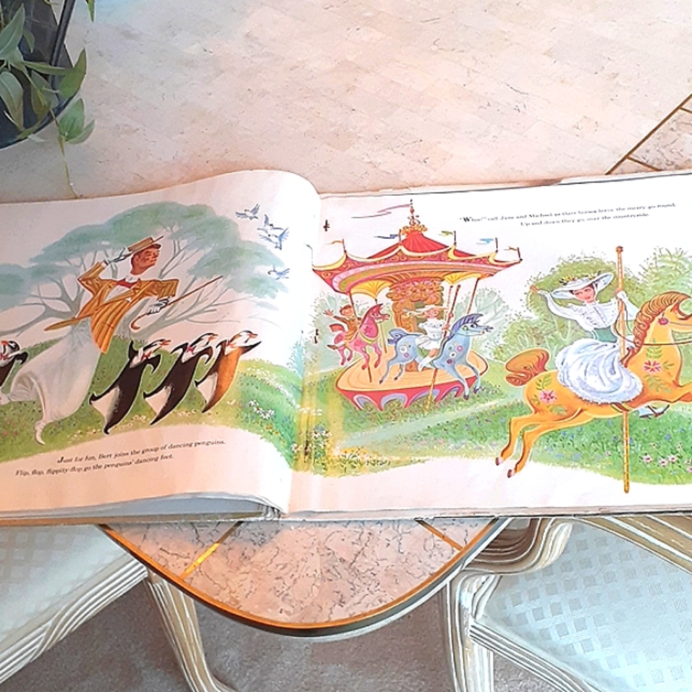 Vintage Walt Disney 1964 Mary Poppins storybook /33 1/2 vinyl record - Picture 9 of 16